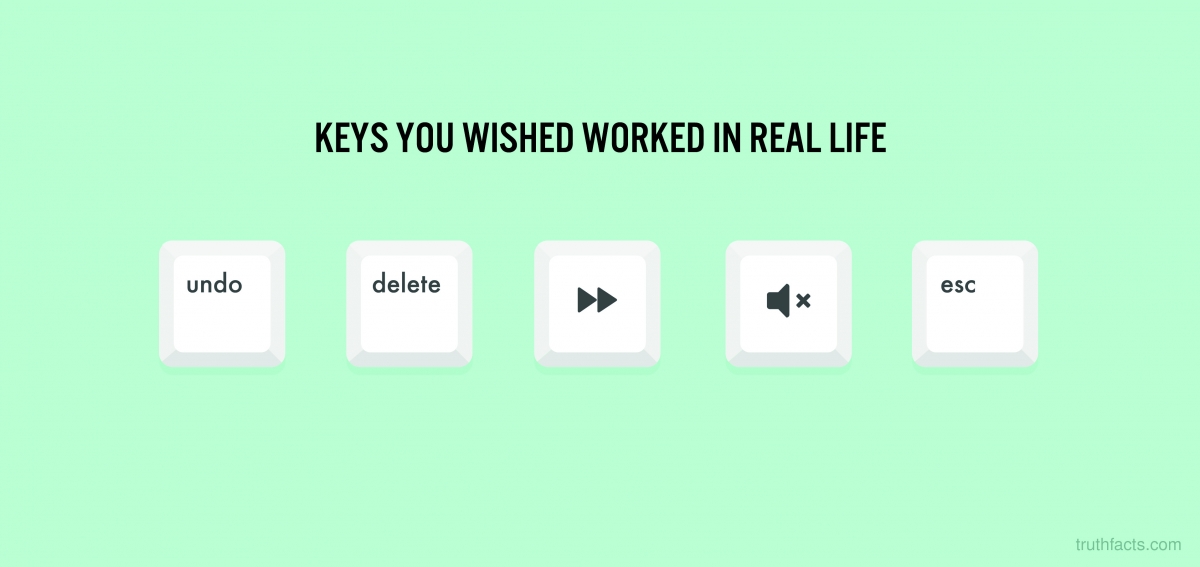 Life is a key. Key of Life. Delete Life. Hot Keys in real Life. Truth fun.
