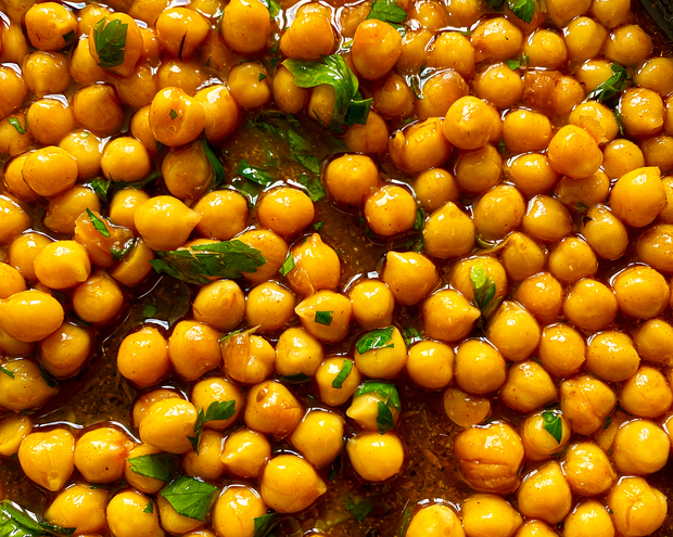 5 Minute Spiced Chickpeas
