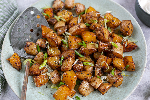 Miso Butter Roasted Potatoes