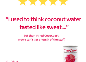 CocoCoast Sparkling Raspberry Coconut Water Launch....