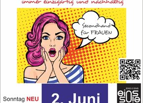 MÄDELSFLOHMARKT - Secondhand für FRAUEN am 2. Juni...