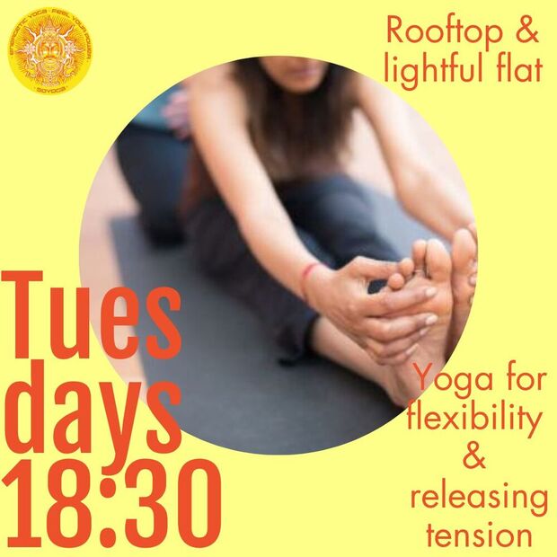 (Rooftop) Yoga for flexibility & releasing tension