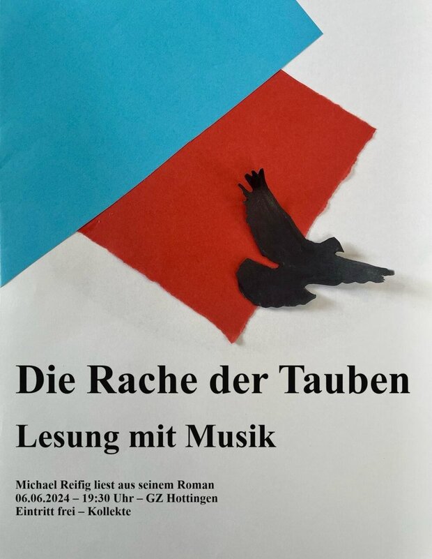 Die Rache der Tauben. Lesung mit Musik.