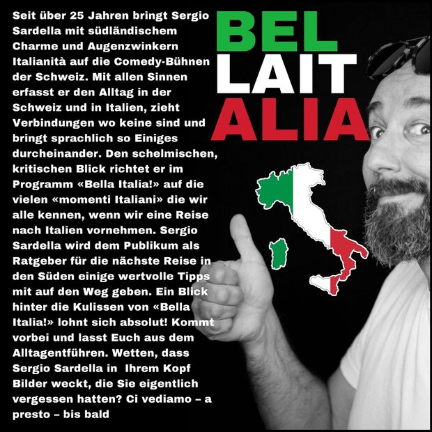 Sergio Sardella - Bella Italia - Comedy Night