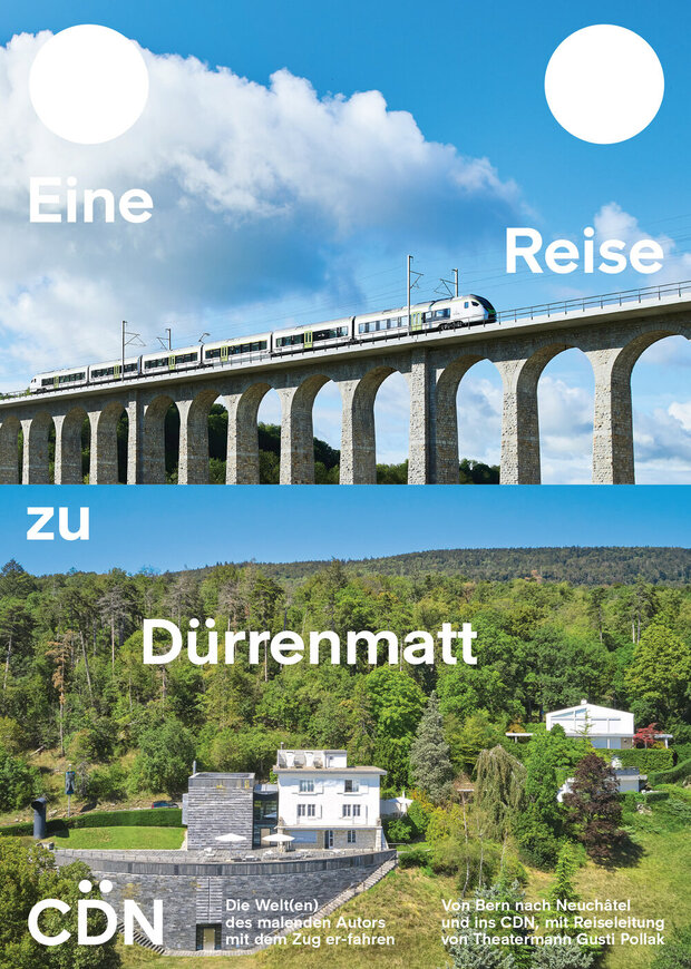 «Eine Reise zu Dürrenmatt» im Zug von Bern nach...