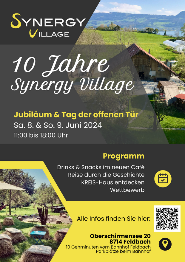 Synergy Village feiert 10. Geburtstag am 8. und 9. Juni 2024