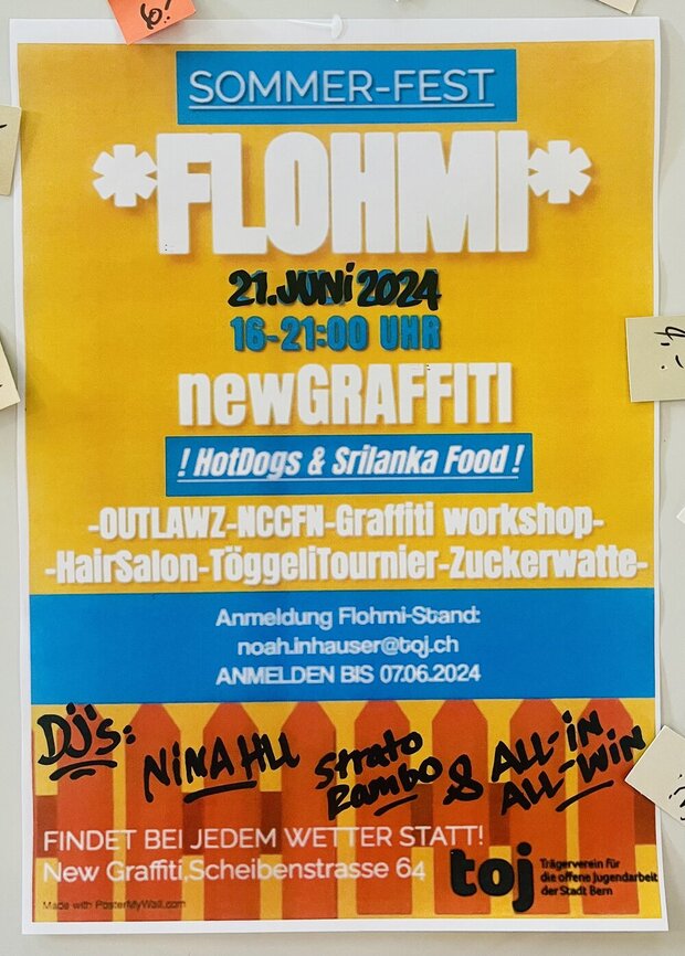 Sommerfest & Flohmarkt im Jugendzentrum NewGraffiti