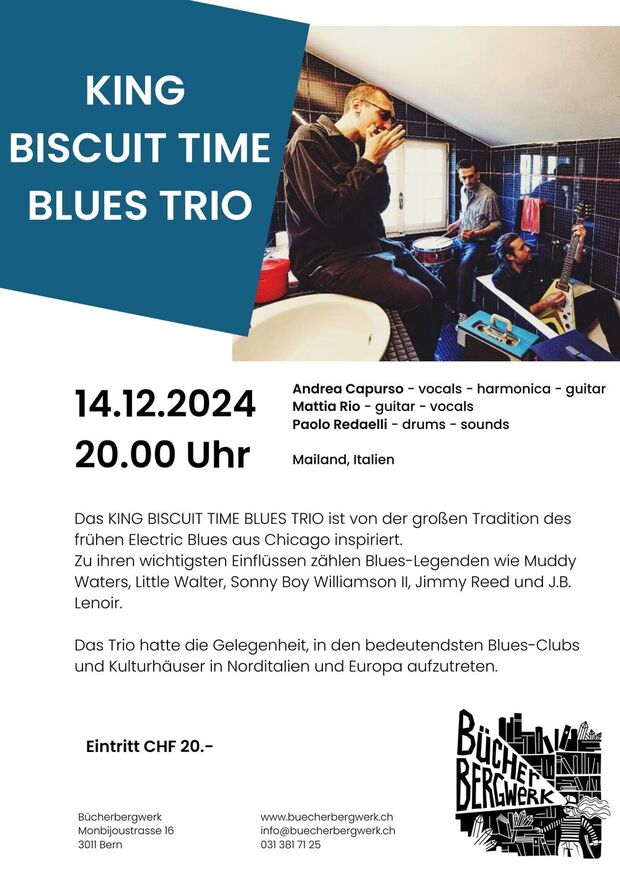 KING BISCUIT TIME BLUES TRIO (Konzert)