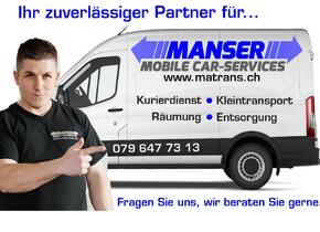 Manser Mobile Car - Services 
Räumen , Entsorgen ,...