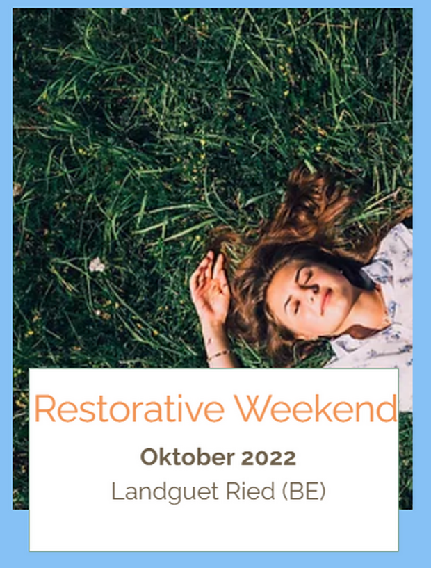 AY Restorative Weekend Relax and deeply connect with nature