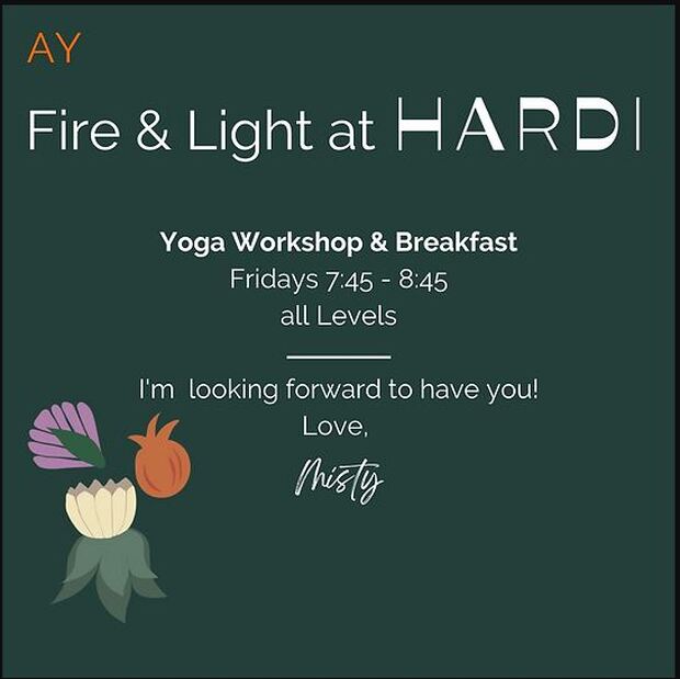 Fire & Light at HARDI
Breakfast Yoga