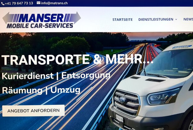 Manser Mobile Car - Services Kurierdienste , Räumung ,...
