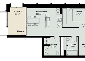 *** 1 month Oct 6 - Nov 4 ***
NEW 2.5 room apartment for...