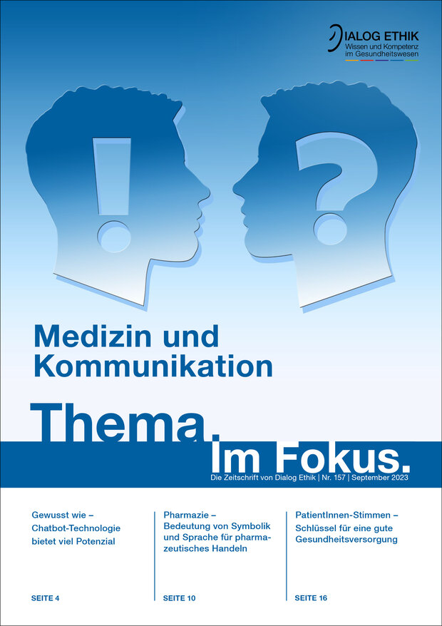 Ethik-Zeitschrift «Thema im Fokus», Nr. 157: «Medizin...