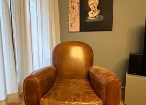 Vintage leather armchair - Maisons du monde Oxford Club
