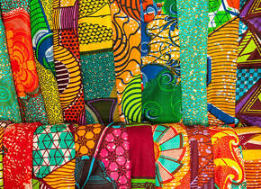 Ich suche Textilstoffe aus Afrika