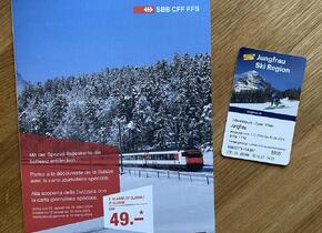 SBB Tageskarte und Skipass Grindelwald
