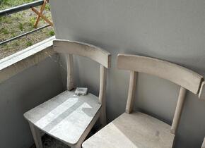 4 Garten/Balkon Stühle zu Verschenken