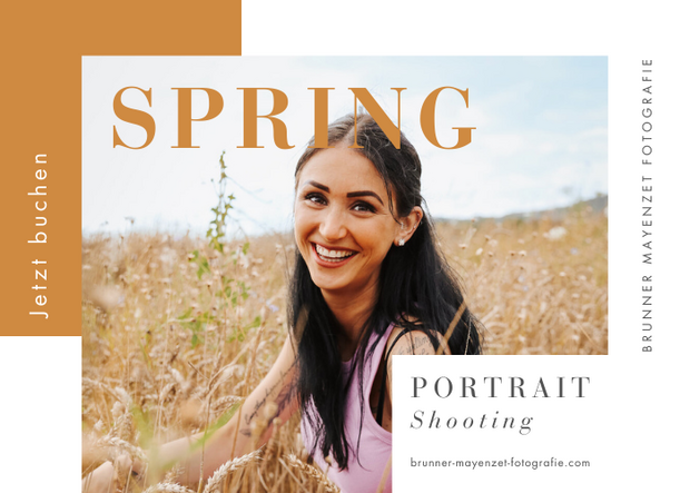Frühling - Die schönste Zeit des Jahres und perfekt für tolle Portraitbilder!