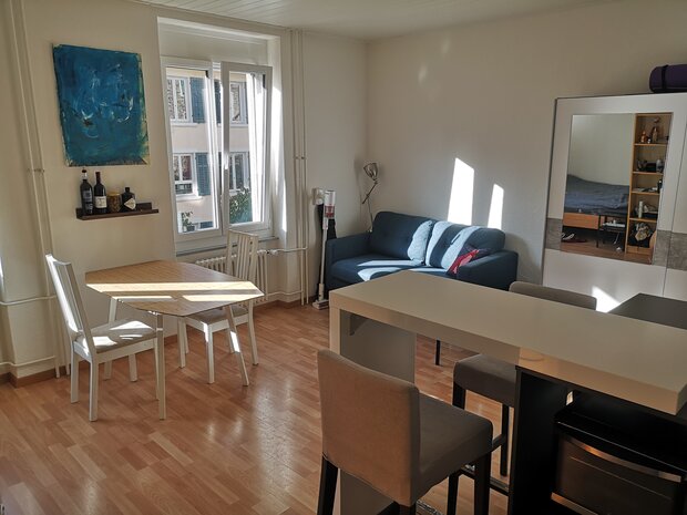 Spontane Untermiete: Ruhige 1,5 Zimmer Wohnung in Zürich...
