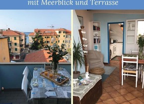 Ferienwohnung mit Meerblick und Terrasse in Ligurien...