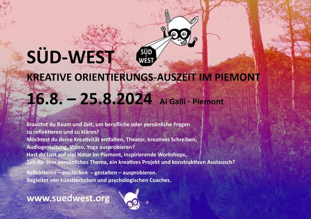 "SÜD-WEST" Sommer-Retreat im Piemont: Neuorientierung – Kreativität – Natur