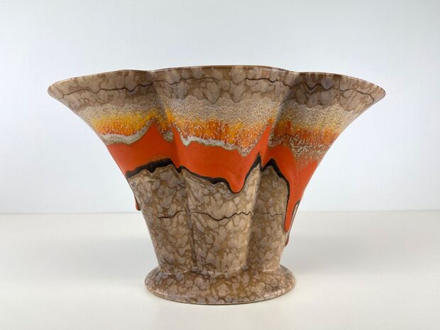 Vase im Fat Lava-Stil CARSTENS TÖNNIESHOF, West Germany