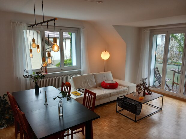Wunderbare, ruhige & aussichtsreiche Wohnung im Spiegel b. Bern