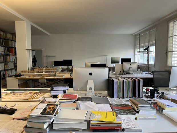 Raumbereich in einem Architekturbüro