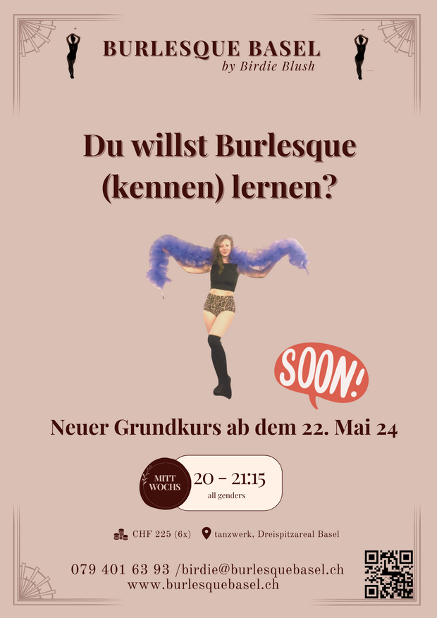 Burlesque Grundkurs - 6 Wochen