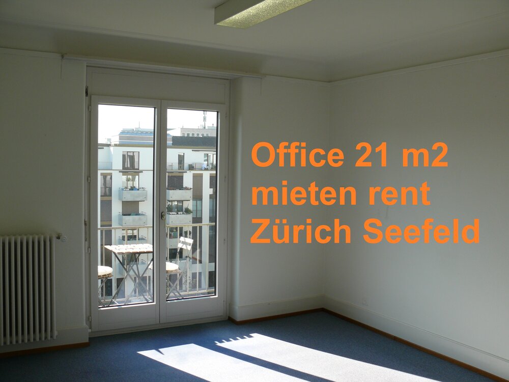 Büro mit Balkon 21 m2 Zürich Seefeld - top Lage, ruhig,...
