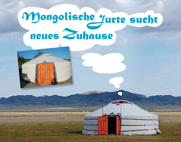 Wunderschöne, Mongolische Jurte zu verkaufen -