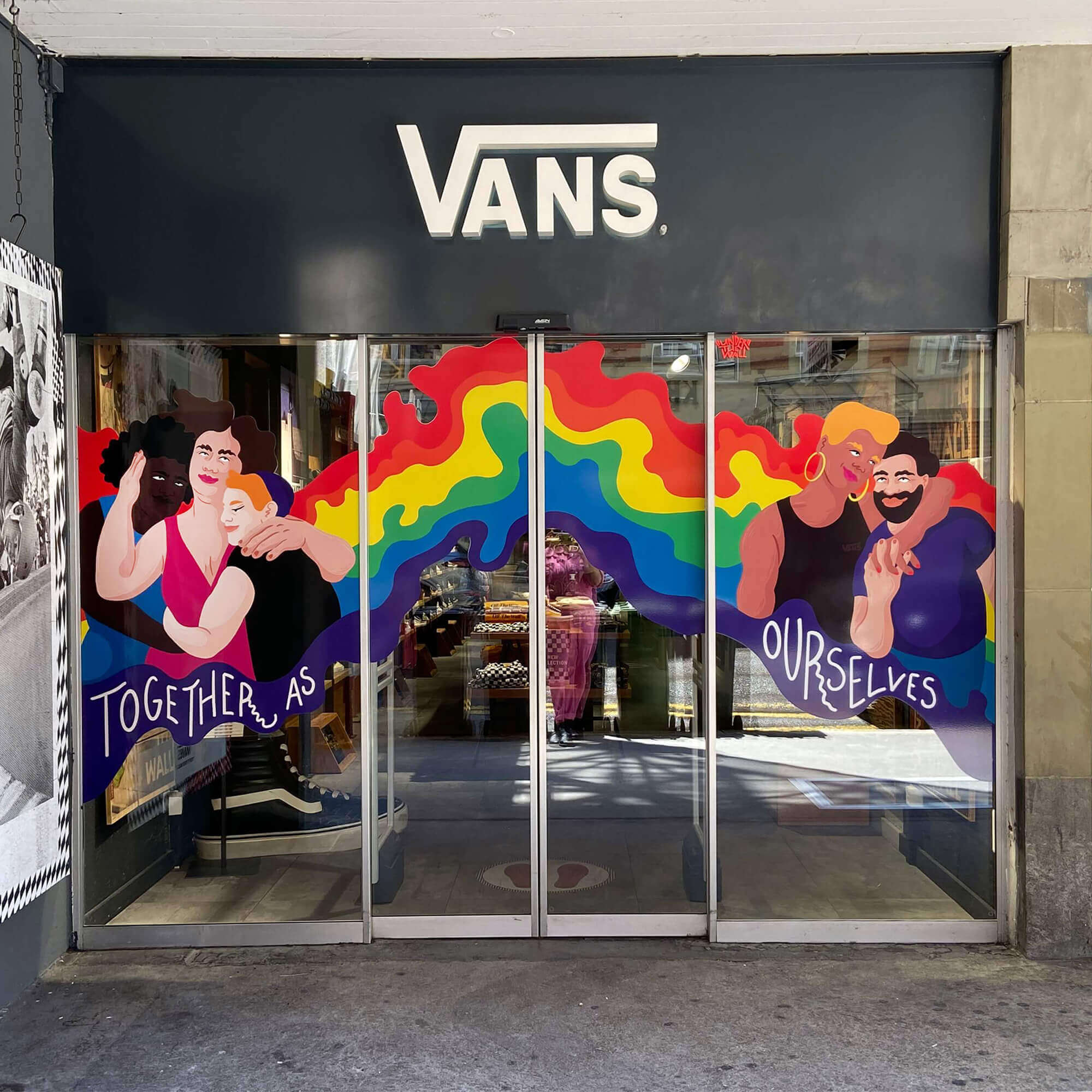 Vans Pride Window
