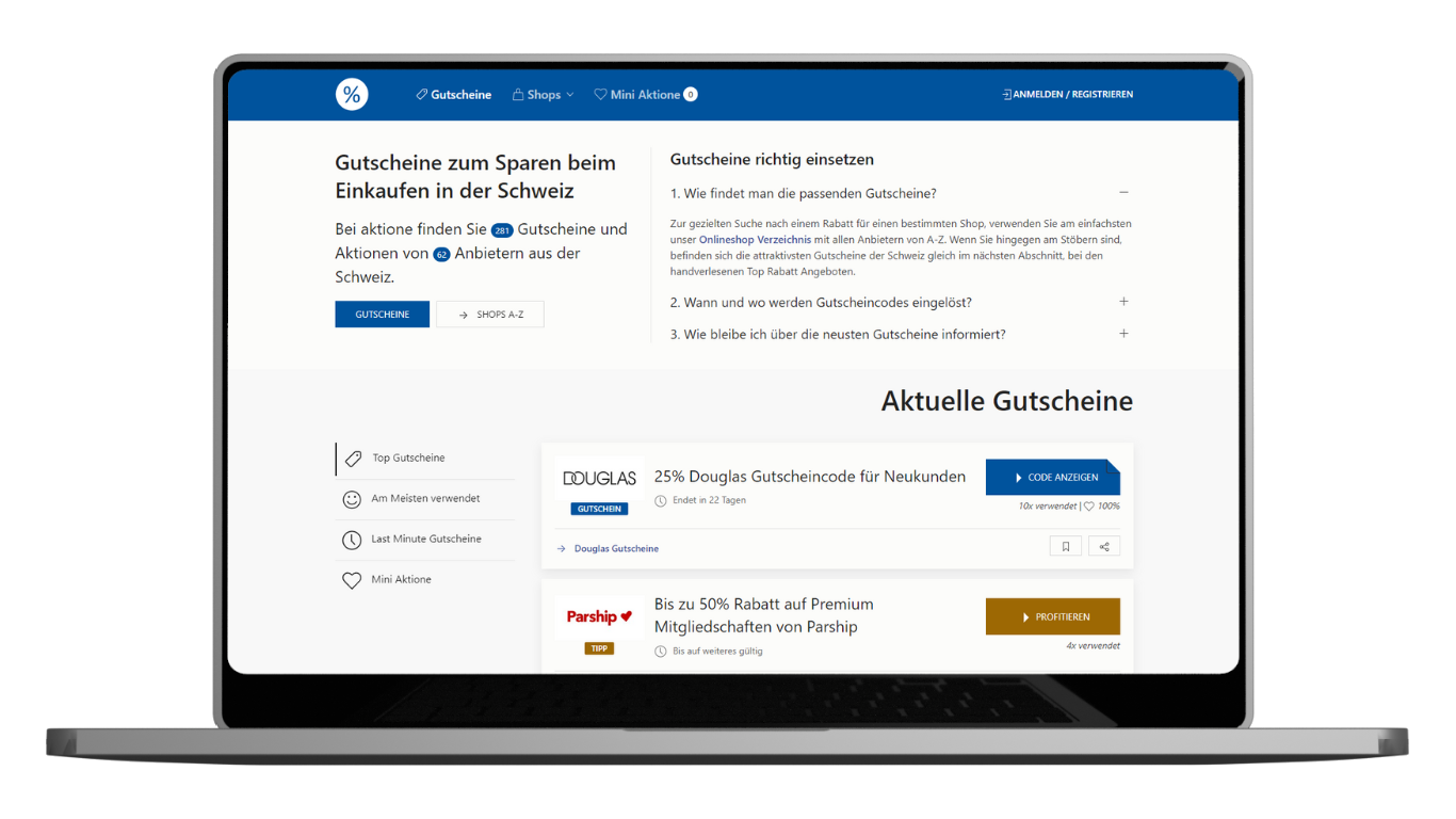 Rabatt-Gutscheine aktione.ch